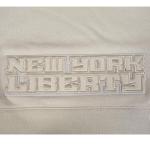 Pro Standard WOMENS WNBA NEW YORK LIBERTY NEUTRAL CROPPED PULLOVER HOODIE TAUPE XS