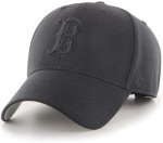 47 MLB Blackout Primary Logo MVP Adjustable Structure Hat, Adult One Size Fits All - Boston Red Sox - Black