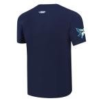 Pro Standard Mens WNBA Dallas Wings Classic Chenille Short Sleeve Tee Midnight Navy M