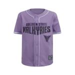 Pro Standard Big Boys WNBA Golden State Valkyries MESH Button Down MESH TOP Lilac S