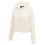 Pro Standard WOMENS WNBA CONNECTICUT SUN NEUTRAL CROPPED PULLOVER HOODIE EGGSHELL XL