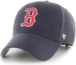 47 MLB Team Color Primary Logo MVP Adjustable Hat, Adult One Size Fits All - Boston Red Sox - Navy