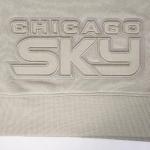 Pro Standard WOMENS WNBA CHICAGO SKY NEUTRAL CROPPED PULLOVER HOODIE TAUPE XL