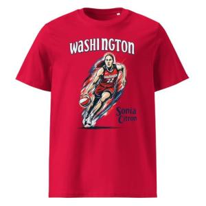 Sonia Citron -Washington - Mystics - Unisex Organic Ribbed Neck t-Shirt