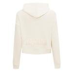 Pro Standard WOMENS WNBA WASHINGTON MYSTICS NEUTRAL CROPPED PULLOVER HOODIE EGGSHELL M