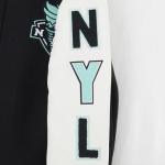 Pro Standard MENS WNBA NEW YORK LIBERTY CLASSIC CHENILLE VARSITY JACKET BLACK/WHITE M60030 XL