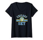 Womens WNBA Chicago Sky Downtown V-Neck T-Shirt