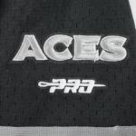 Pro Standard Big Boys WNBA LAS Vegas ACES MESH Button Down MESH TOP Black/Gray XL
