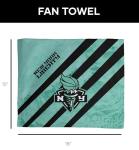 NORTHWEST WNBA New York Liberty Splash Wave Flag Rally Towel, 15 x 18 inches