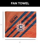 NORTHWEST WNBA Connecticut Sun Splash Wave Flag Rally Towel, 15 x 18 inches