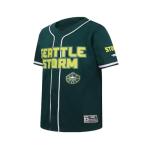 Pro Standard Big Boys WNBA Seattle Storm MESH Button Down MESH TOP Forest Green M