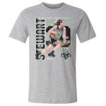 500 LEVEL Breanna Stewart New York Liberty Shirt - Breanna Stewart New York Liberty Player Number WHT (Heather Gray, XXX-Large)