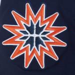 Pro Standard Mens WNBA Connecticut Sun Classic Chenille Short Sleeve Tee Midnight Navy L