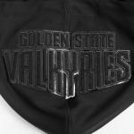 Pro Standard MENS WNBA Golden State Valkyries CLASSIC Triple BlackFULL ZIP HOODIE BLACK L