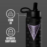Hydrapeak x WNBA Officially Licensed Golden State Valkyries 26 oz Active Water Bottle with Chug Lid and Handle Reusable Stainless Steel Double Wall Insulated Sports Gift