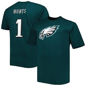 Fanatics Men's Jalen Hurts Midnight Green Philadelphia Eagles Player Icon T-Shirt