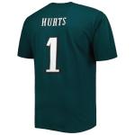 Fanatics Men's Jalen Hurts Midnight Green Philadelphia Eagles Player Icon T-Shirt