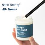 Smells Like Jalen Hurts Candle – Football Inspired Scented Candle – Iced Vanilla Woods Fragrance – Hand-Poured Soy Wax – Gift for Fans, Home Decor, Man Cave, Game Day Essential