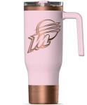 Hydrapeak x WNBA Officially Licensed Phoenix Mercury 40 oz Voyager with Handle and Sip and Straw Lid, Leakproof Insulated Tumbler, Cup Holder Friendly