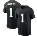 Gridiron Grip Jalen Hurts Philadelphia Football Shirt 100% Cotton Jersey #1 (Small, Black)
