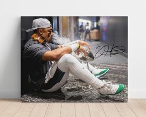 Jalen Hurts Philly Legend - Philadelphia Football - Super Cigar Autograph Print 16" x 20" Poster Print