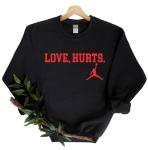 Love Hurts T-Shirt and Sweatshirt Jalen MVP T-Shirt Philly Sports Love Hurts Shirt Sweatshirt Hoodie for Men and Women