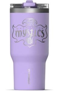 Hydrapeak x WNBA Officially Licensed Washington Mystics 25 oz Tumbler with Sip and Straw Lid, Cup Holder Friendly, Leakproof Insulated Tumbler