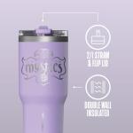 Hydrapeak x WNBA Officially Licensed Washington Mystics 25 oz Tumbler with Sip and Straw Lid, Cup Holder Friendly, Leakproof Insulated Tumbler