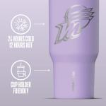 Hydrapeak x WNBA Officially Licensed Phoenix Mercury 25 oz Tumbler with Sip and Straw Lid, Cup Holder Friendly, Leakproof Insulated Tumbler