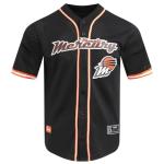Pro Standard Mens WNBA Phoenix Mercury Mesh Button Down Mesh Top Black/Orange M
