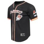 Pro Standard Mens WNBA Phoenix Mercury Mesh Button Down Mesh Top Black/Orange M