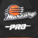 Pro Standard Mens WNBA Phoenix Mercury Mesh Button Down Mesh Top Black/Orange M