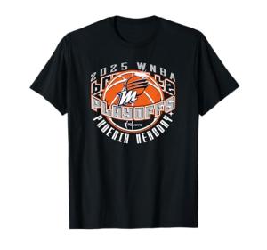 WNBA Official Phoenix Mercury 2025 Playoffs Award Tour T-Shirt