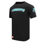 Pro Standard Mens WNBA New York Liberty Classic Chenille Short Sleeve Tee Black XL