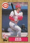 1987 Topps #200 Pete Rose Cincinnati Reds NM-MT MLB Baseball