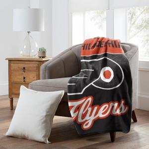 NORTHWEST NHL Officially Licensed Philadelphia Flyers 46" x 60" Microfiber Throw Blanket