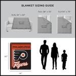 NORTHWEST NHL Officially Licensed Philadelphia Flyers 46" x 60" Microfiber Throw Blanket