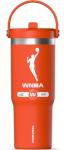 Hydrapeak x WNBA Officially Licensed WNBA 32 oz Nomad Tumbler with Handle and Straw Lid, Leakproof Stainless Steel Water Bottle