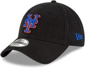 New Era New York Mets Core Classic Black 9TWENTY Adjustable Hat : OSFM