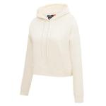 Pro Standard WOMENS WNBA WASHINGTON MYSTICS NEUTRAL CROPPED PULLOVER HOODIE EGGSHELL 2XL