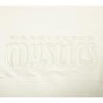 Pro Standard WOMENS WNBA WASHINGTON MYSTICS NEUTRAL CROPPED PULLOVER HOODIE EGGSHELL 2XL