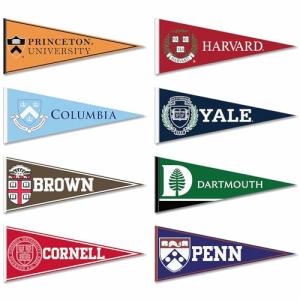 Ivy League Conference College Pennant Set