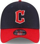 New Era MLB Toddler Child Team Classic 39THIRTY Stretch Flex Fit Hat Cap - Cleveland Guardians Navy Red - Toddler Child