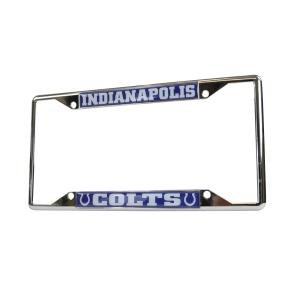 FANMATS 17214 Indianapolis Colts Chrome Metal License Plate Frame, Team Colors, 6.25in x 12.25in