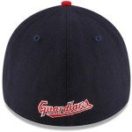 New Era MLB Toddler Child Team Classic 39THIRTY Stretch Flex Fit Hat Cap - Cleveland Guardians Navy Red - Toddler Child