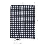 12-Volt Electric Heated Car Blanket - Black Plaid