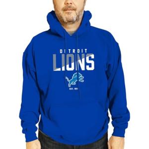Detroit Lions Diagonal Fade Fleece Hooded Sweatshirt
