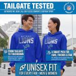 Detroit Lions Diagonal Fade Fleece Hooded Sweatshirt