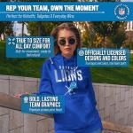 Detroit Lions Diagonal Fade Fleece Hooded Sweatshirt