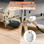 Onlyfire 3-Burner Portable Gas Grill, 24" Stainless Steel